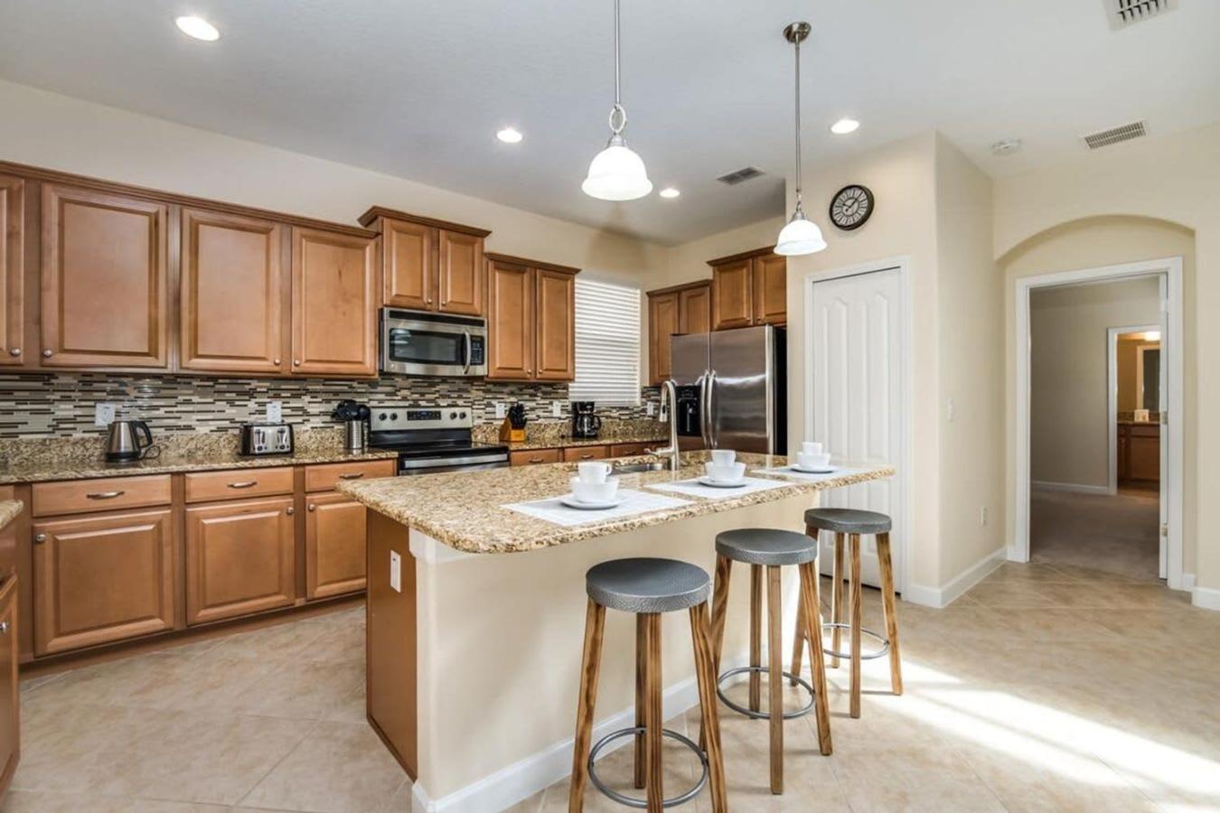 Near Disney - 5Br Home- Games Pool Hot Tub & Bbq Kissimmee Buitenkant foto